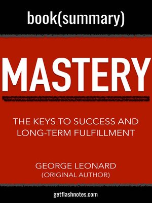 cover image of Book Summary: Mastery